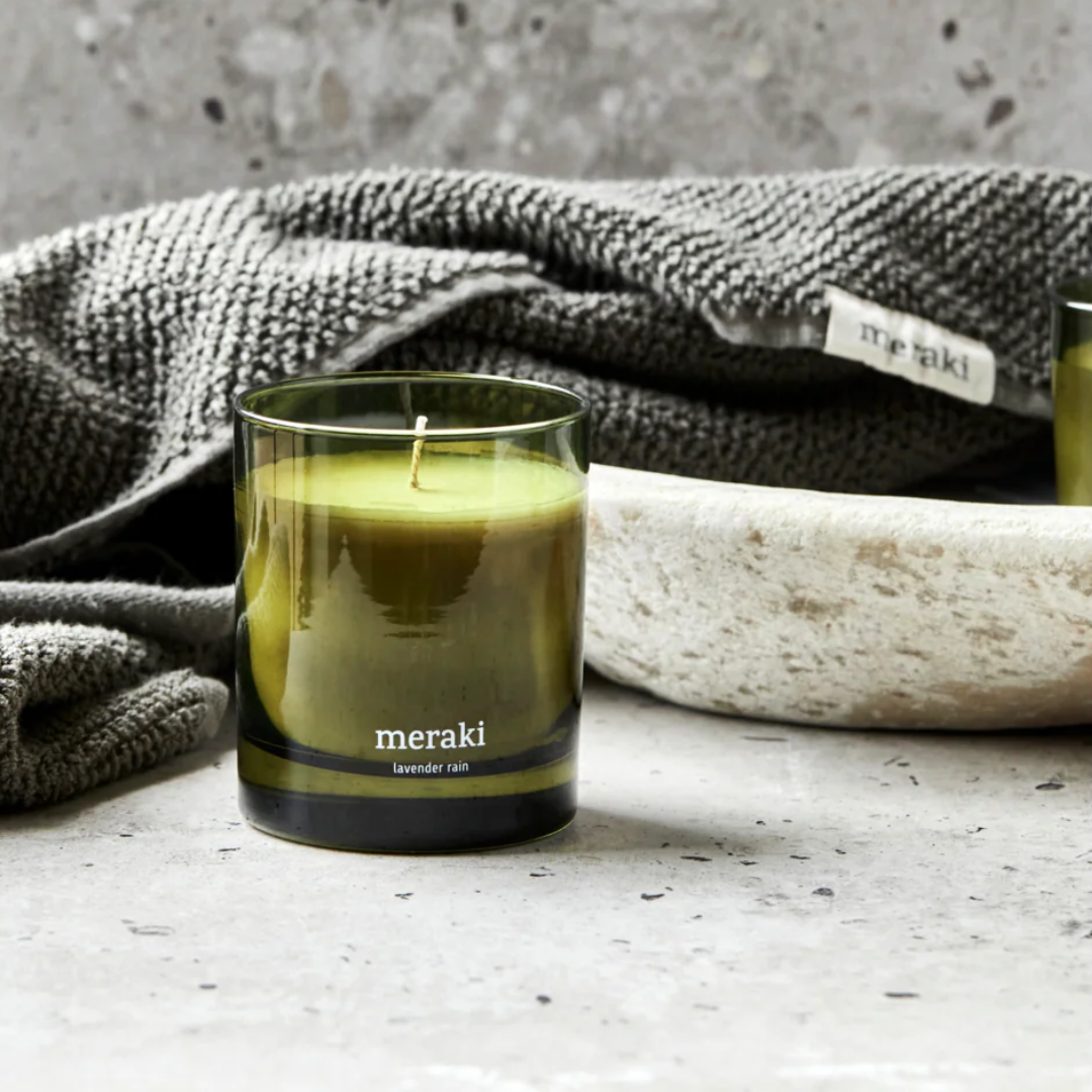Meraki - Scented candle, Lavender rain