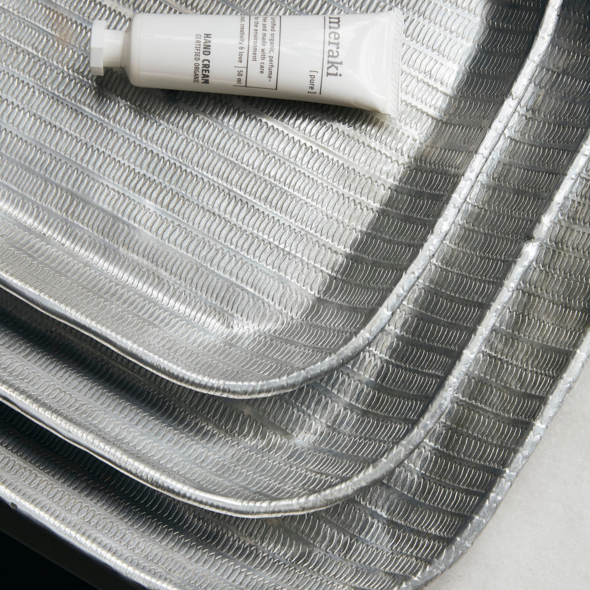 Tray, Malva, Antique silver