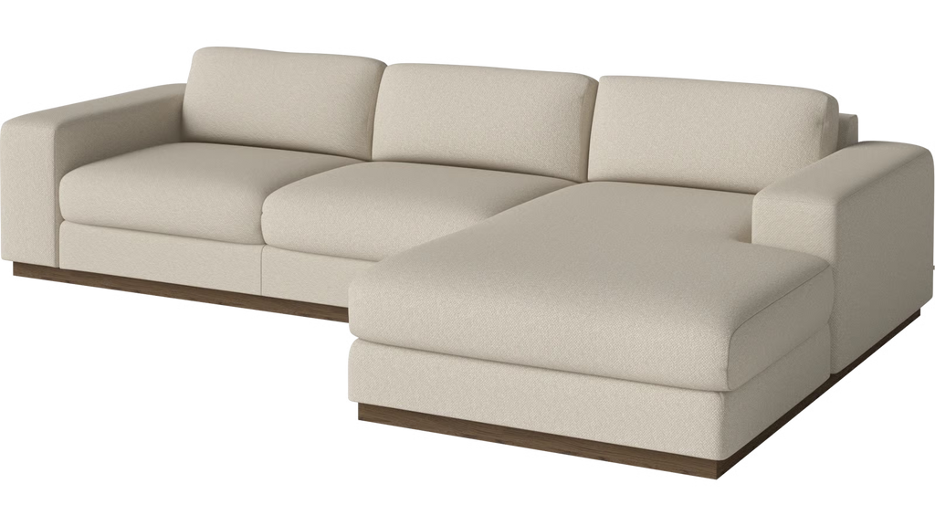 Sepia - 3 seater sofa / with chaise longue right