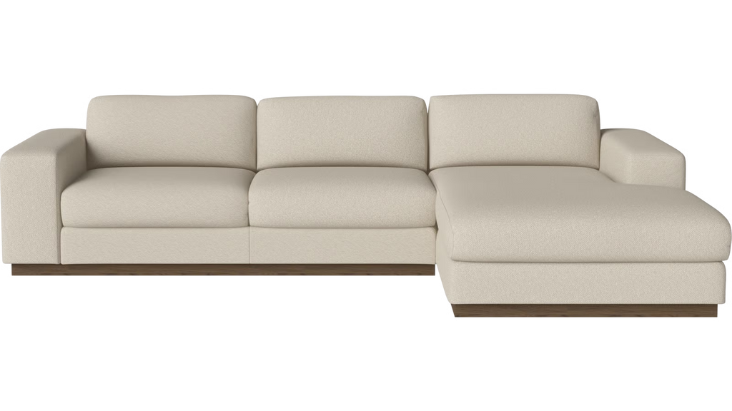 Sepia - 3 seater sofa / with chaise longue right