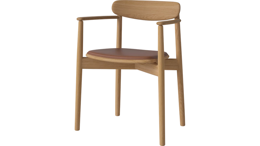 Merge Upholstered Dining Chair / Armrest