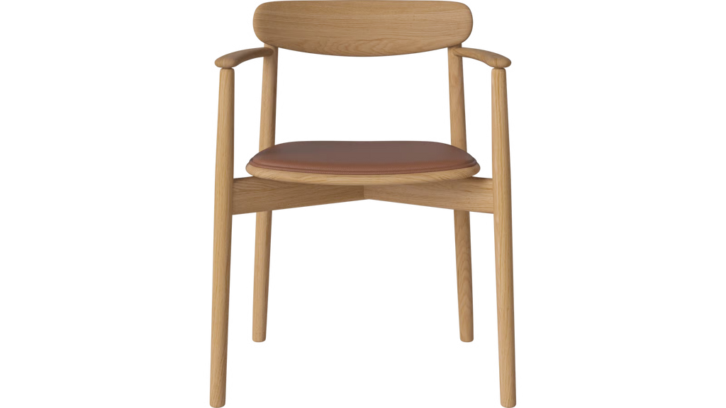 Merge Upholstered Dining Chair / Armrest