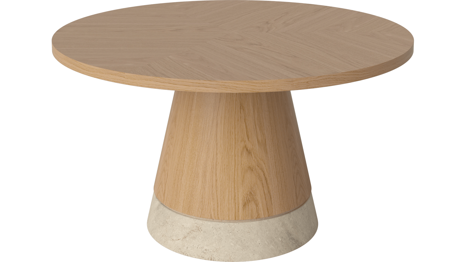 Piro Coffee Table - veneer top Ø60 cm