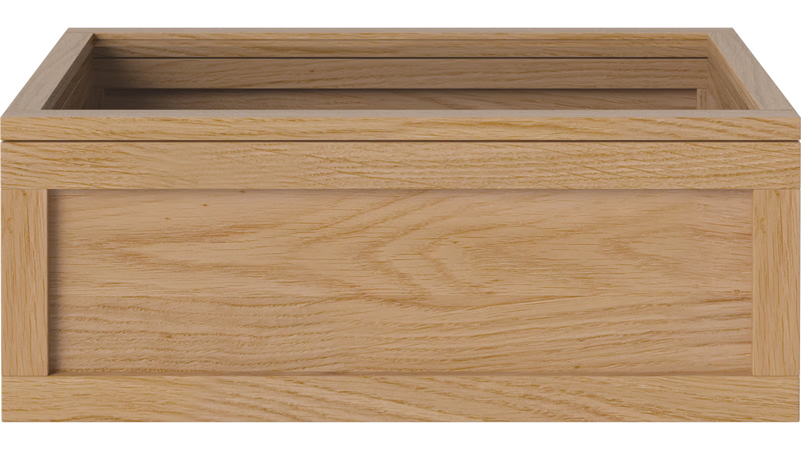 Norie Storage / Wood w. glass lid
