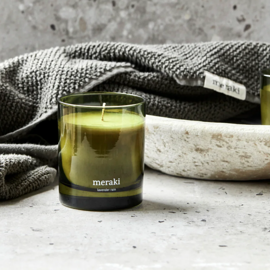 Meraki - Scented candle, Lavender rain