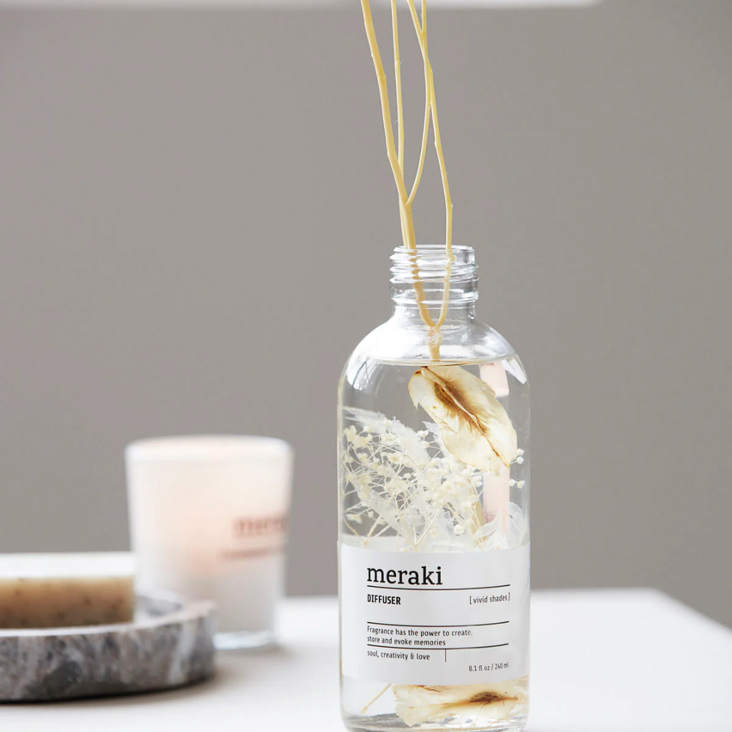 Meraki - Diffuser, Vivid shades, Clear