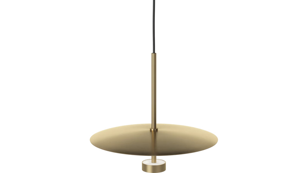 Reflection Pendant, Ø40 cm, Brass lacquered aluminium