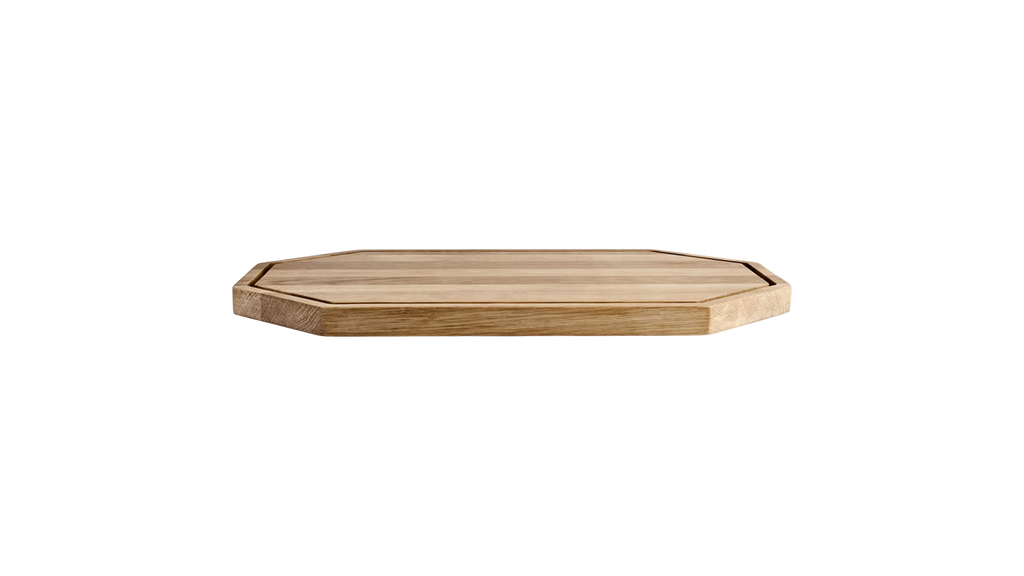 Octagon Wood Cutting Board 40 x 25 x H2 cm