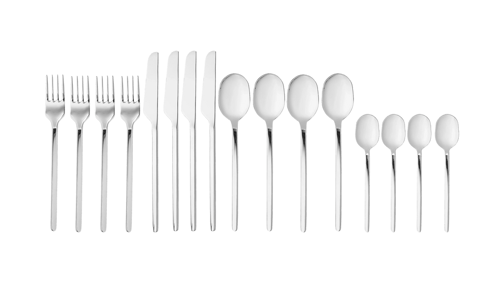 Bolia - Carved Cutlery - unit of 16 pcs.