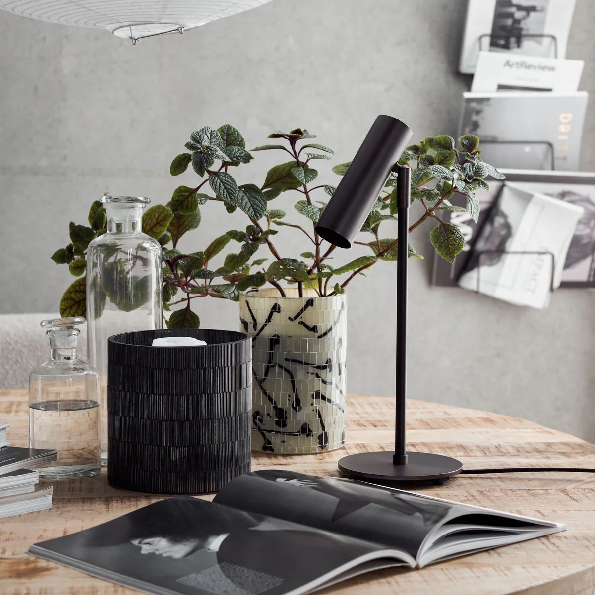 Norm, Table Lamp, Black Antique