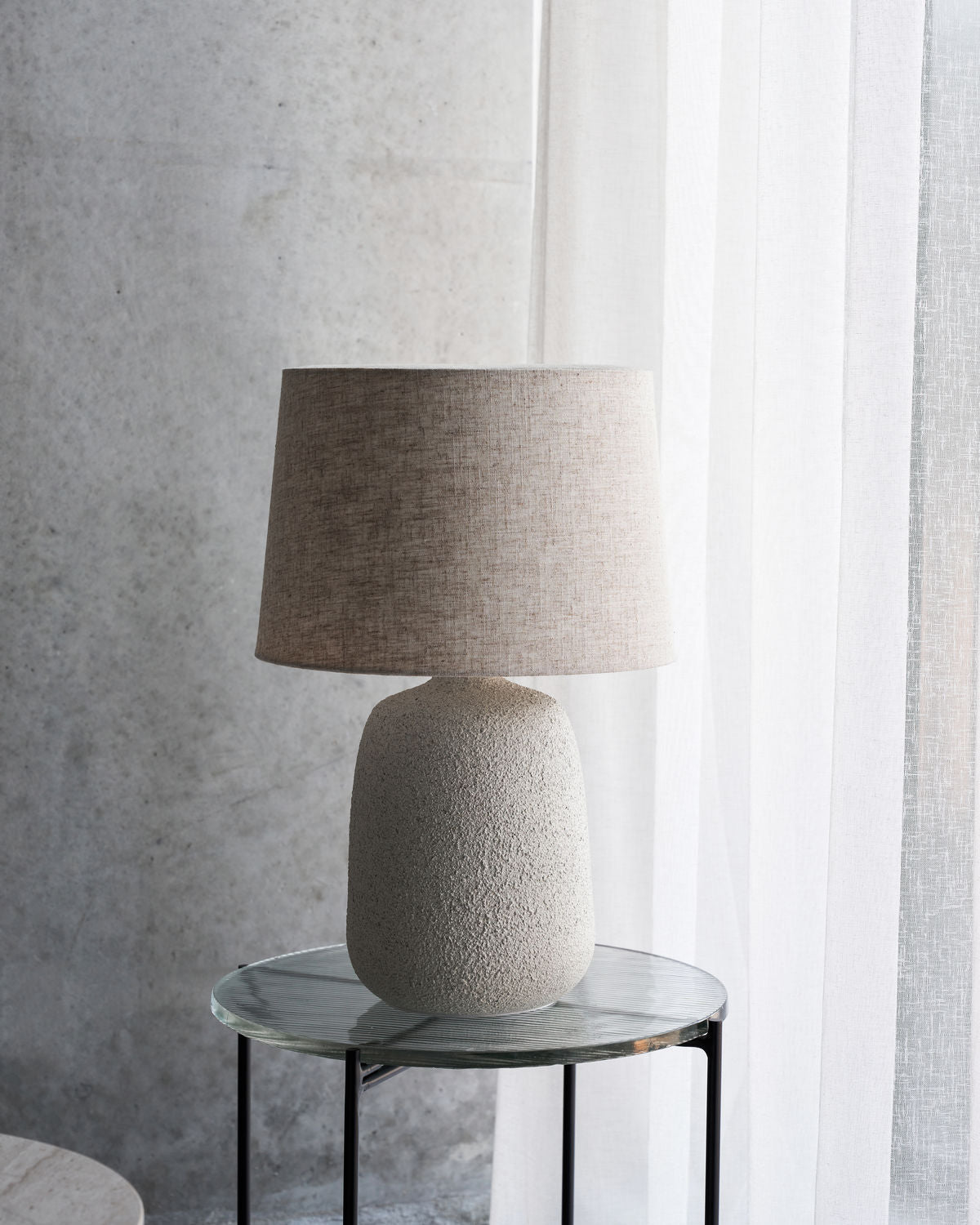 Table lamp incl. lampshade, Tana, Off-White House Doctor