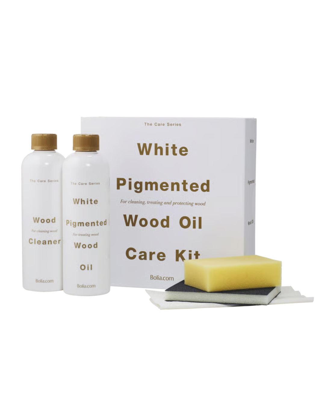 Care Set / White Pigmented Wood