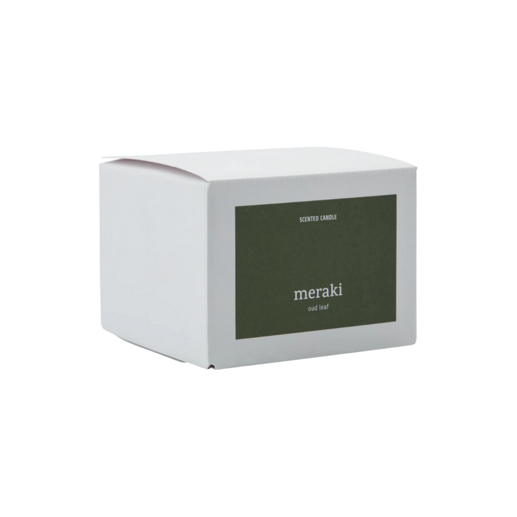 Meraki - Scented candle, Oud leaf