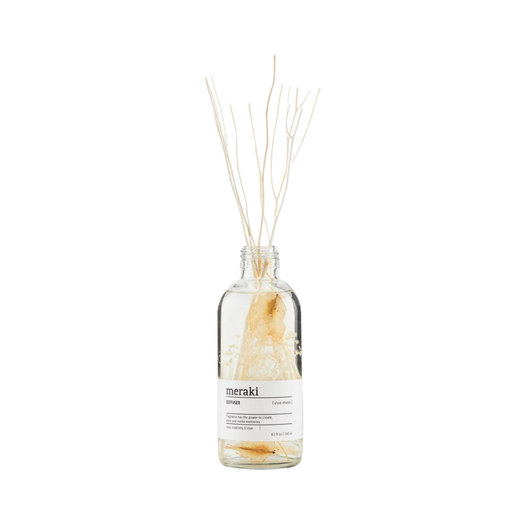 Meraki - Diffuser, Vivid shades, Clear