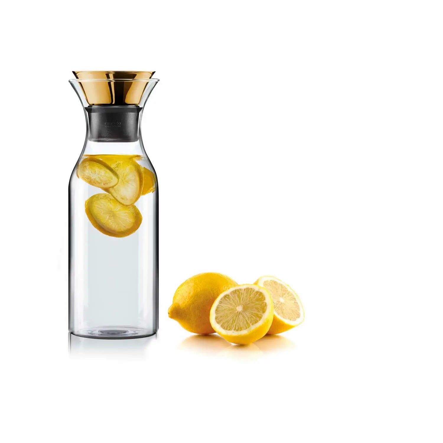 FRIDGE CARAFE WITH BRASS LID - 1 L