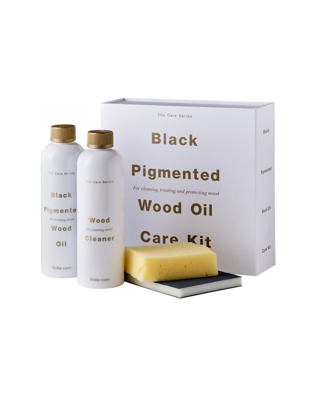 Care Set / Black Pigmented Wood
