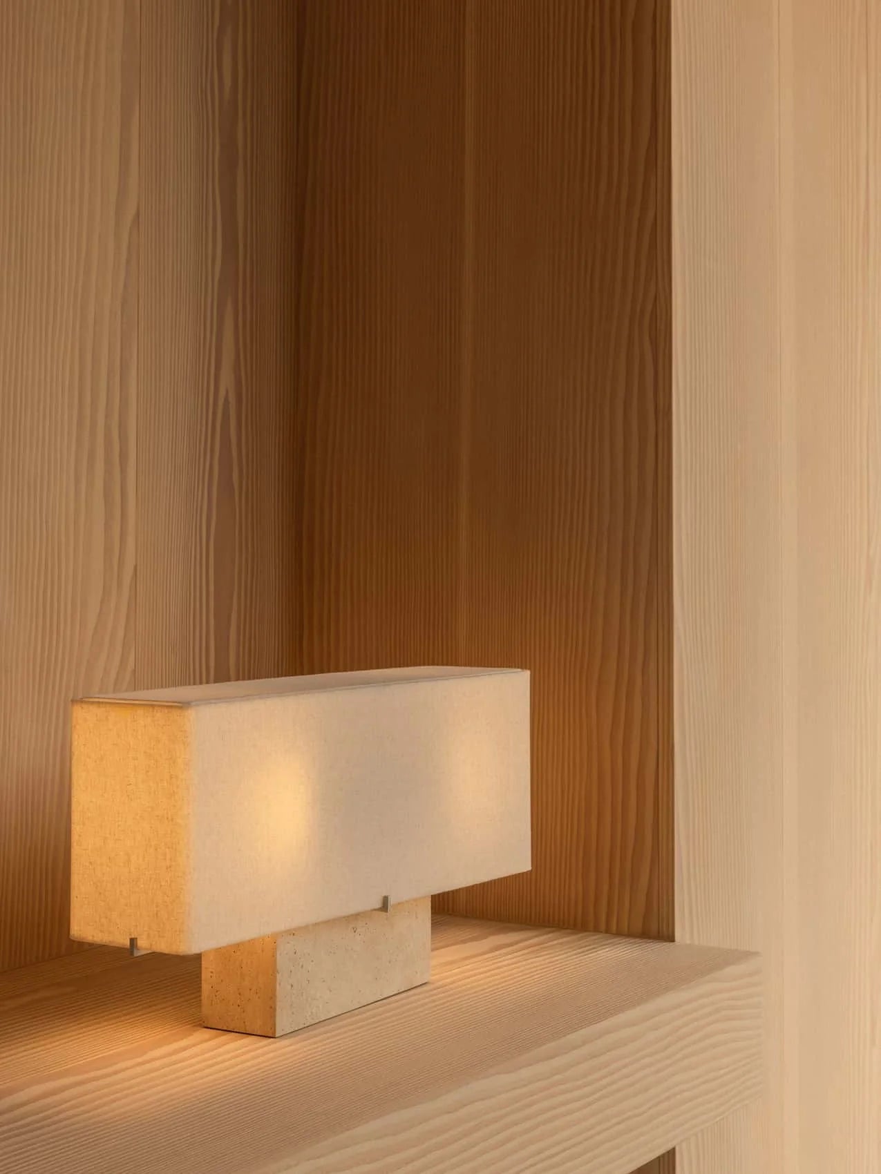 Nonna Table Lamp / Travertine / H 30 cm