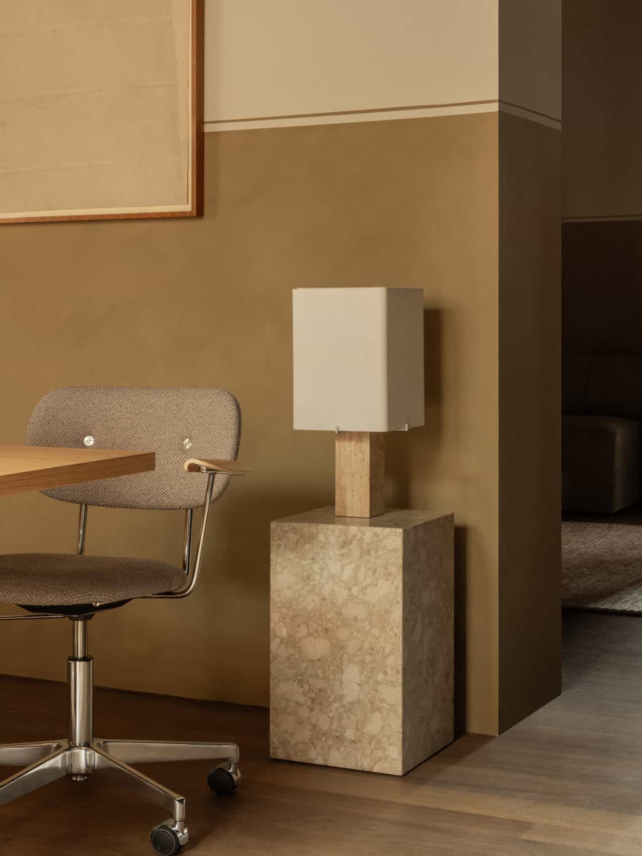 Nonna Table Lamp / Travertine / H 49