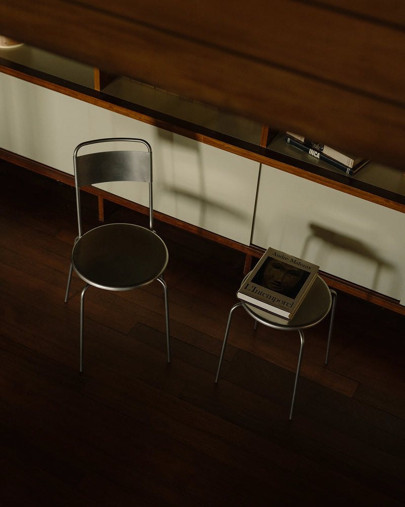 PETIT ROND CHAIR | STAINLESS STEEL