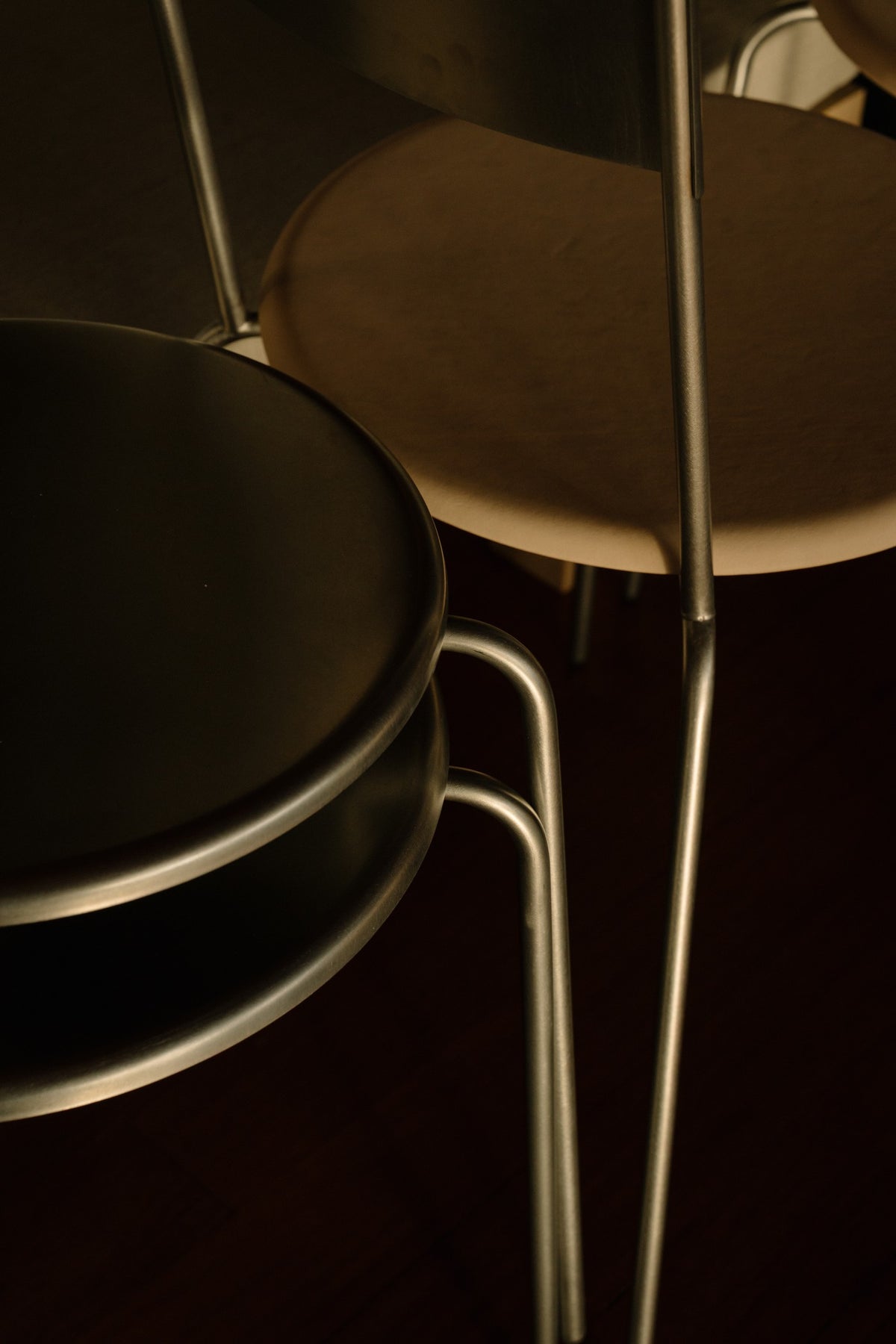 Petit Rond Chair | Stainless Steel