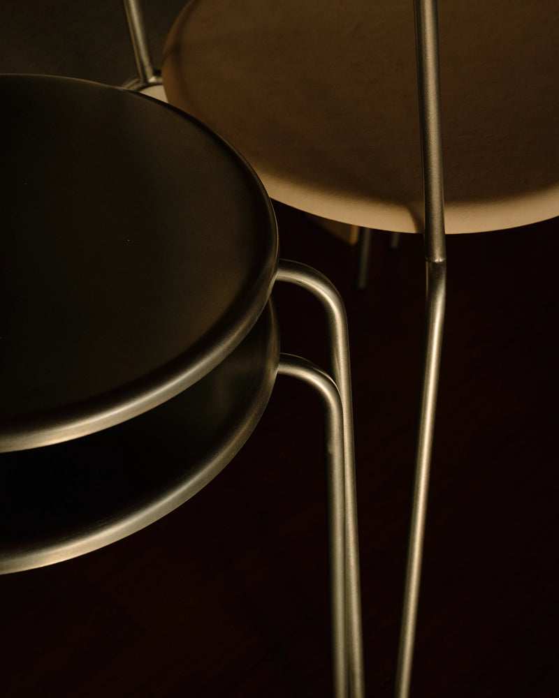 PETIT ROND STOOL | STAINLESS STEEL