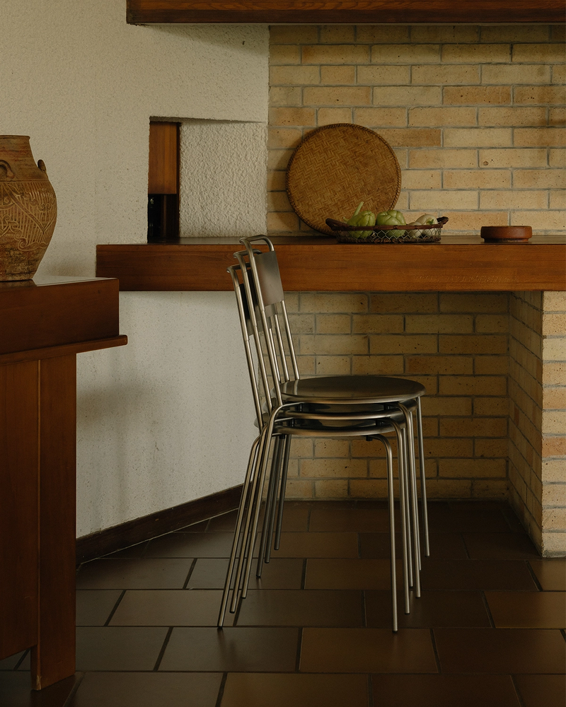 PETIT ROND CHAIR | STAINLESS STEEL