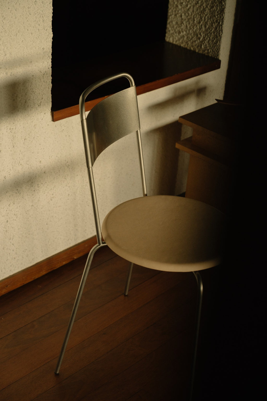 Petit Rond Chair | Stainless Steel