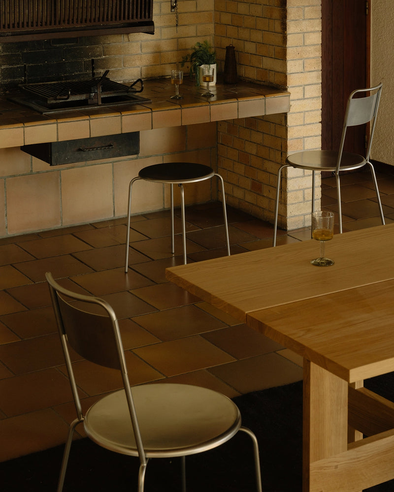 PETIT ROND STOOL | STAINLESS STEEL