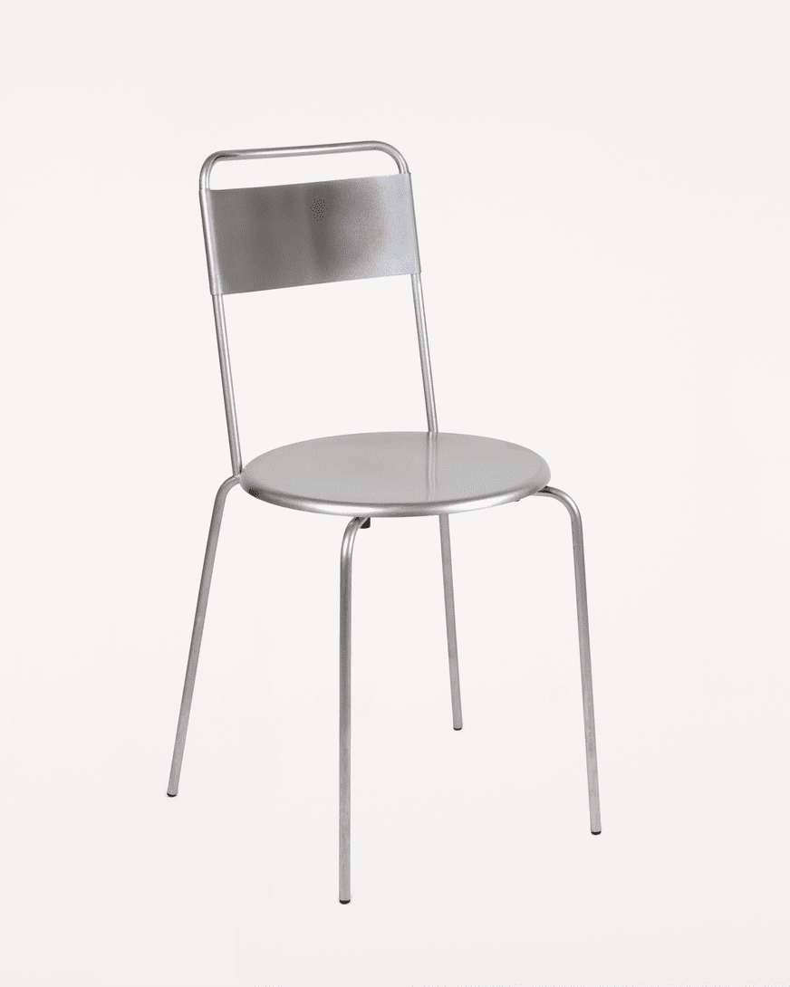 Petit Rond Chair | Stainless Steel