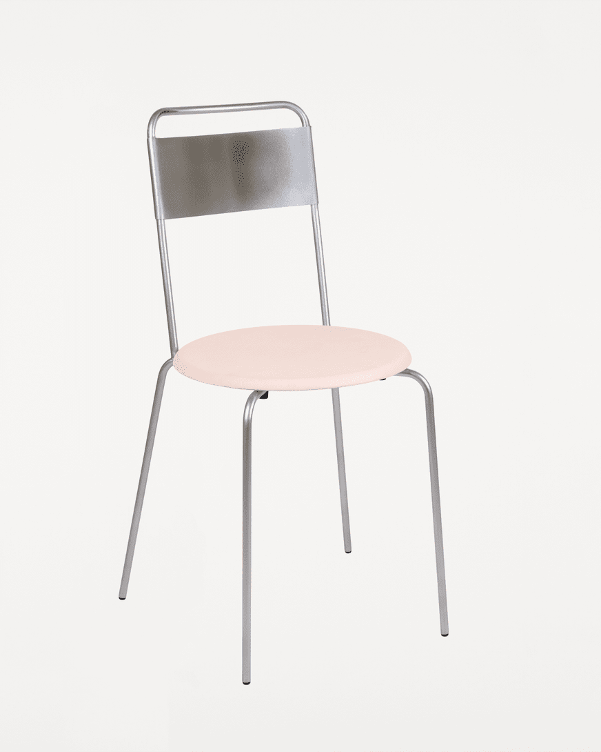 Petit Rond Chair | Stainless Steel