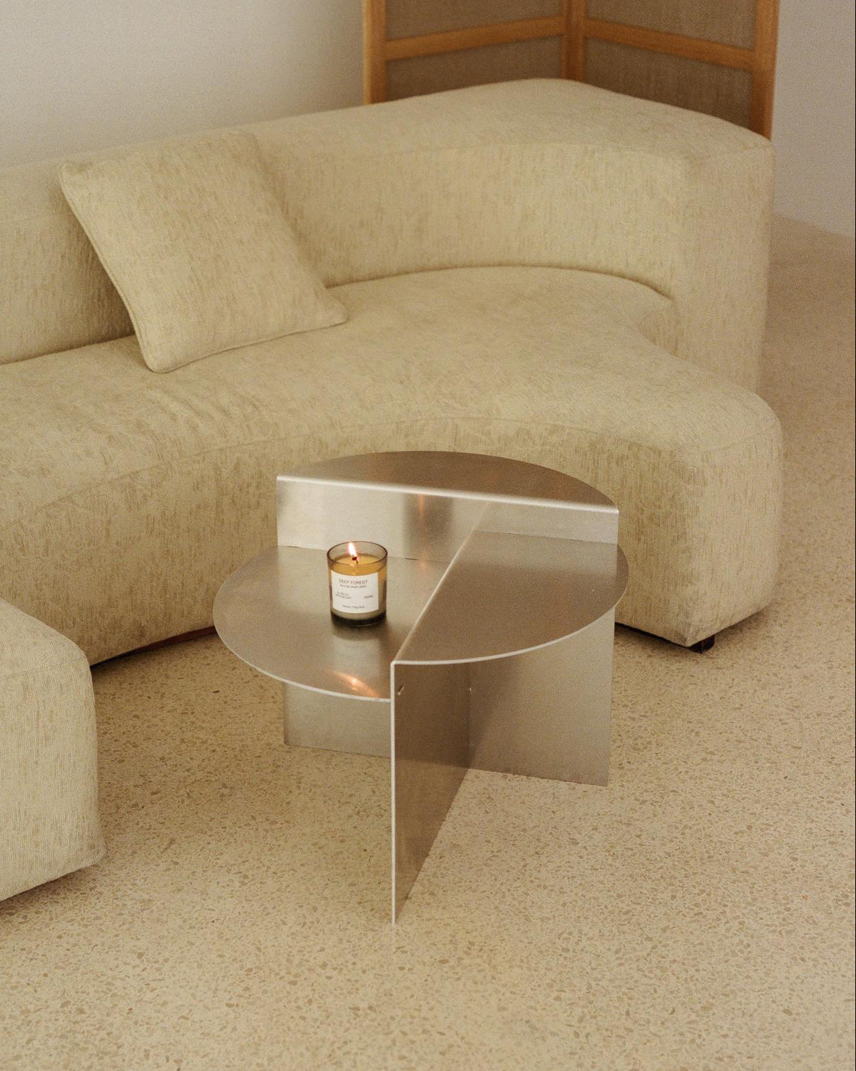Rivet Side Table | Aluminum