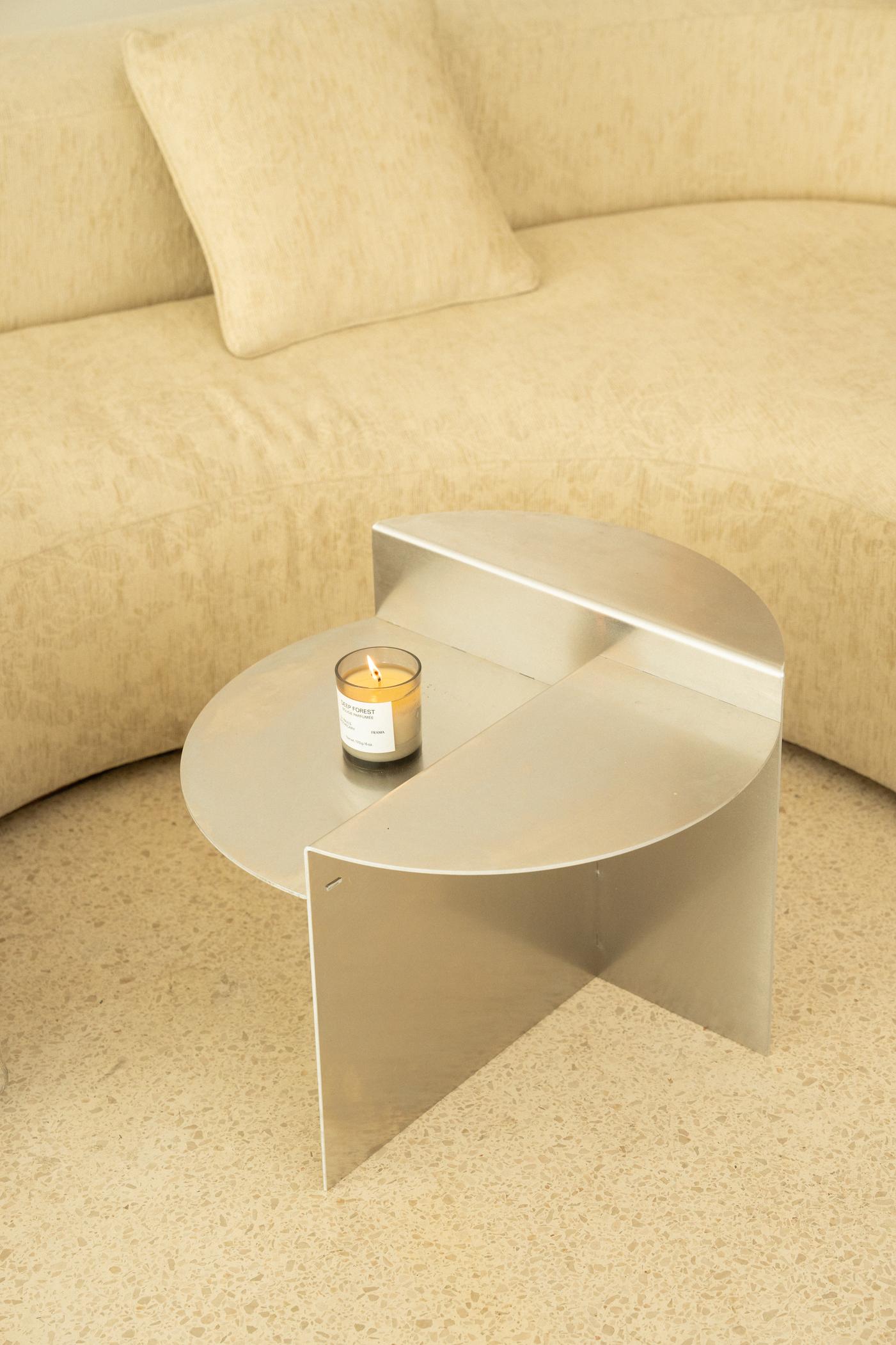 Rivet Side Table | ALUMINUM