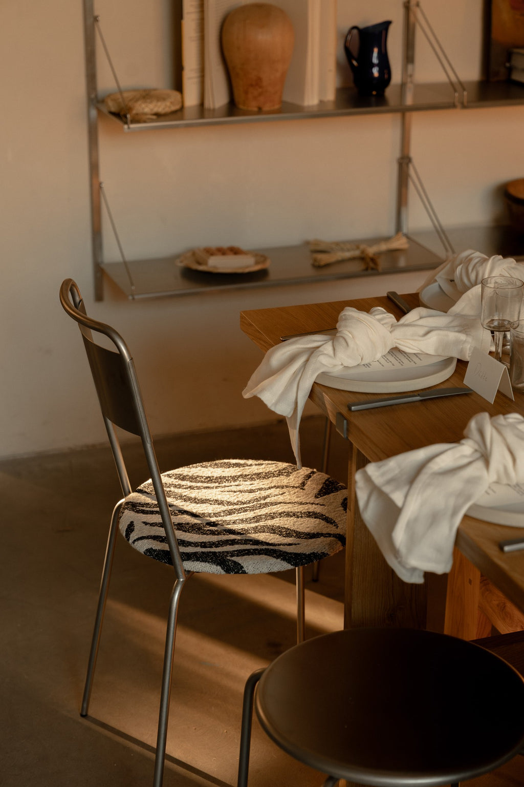 Petit Rond Chair | Stainless Steel