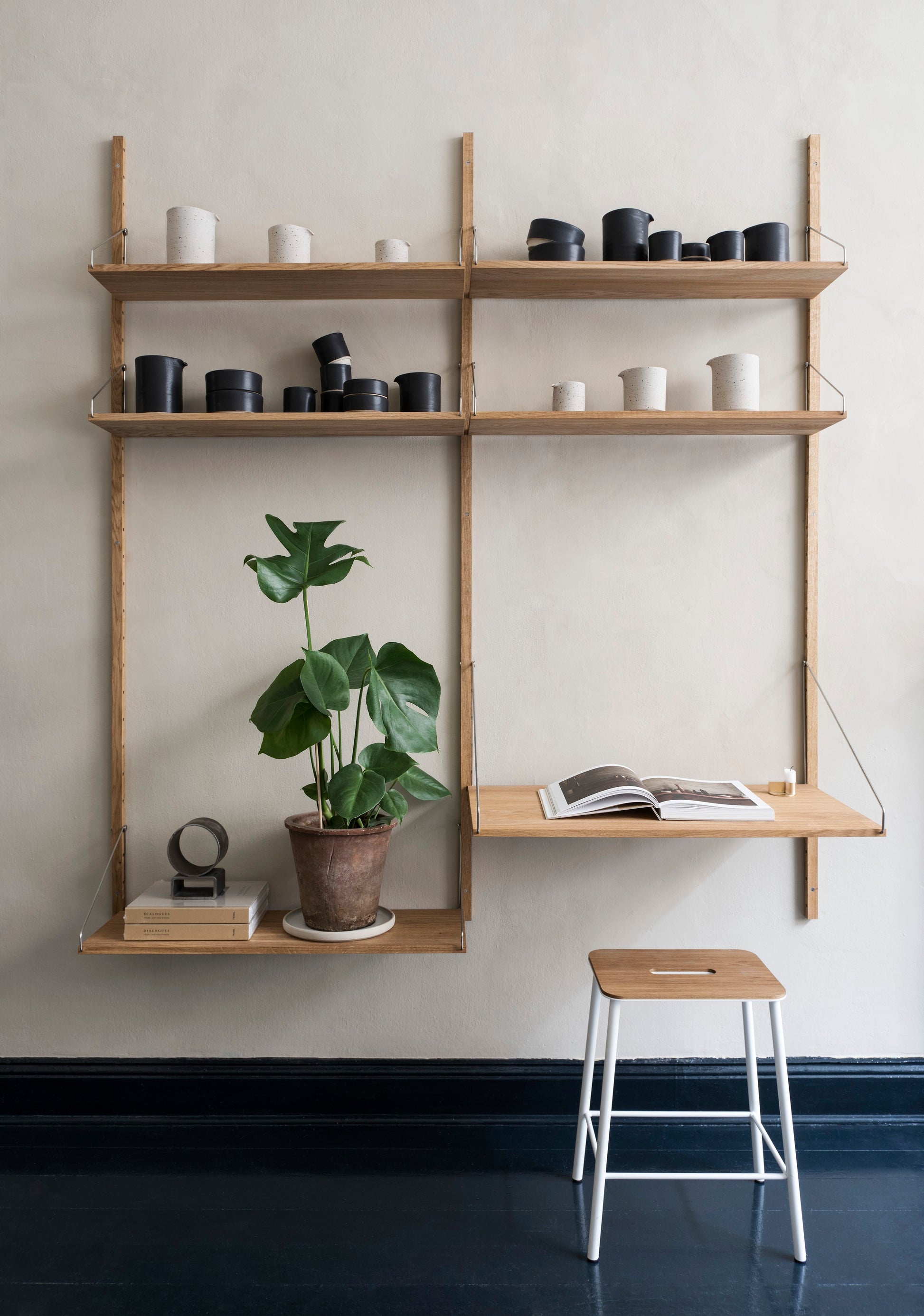 OTTO CERAMIC CUP SET OF TWO | BLACK, WHITE OR NATURAL.