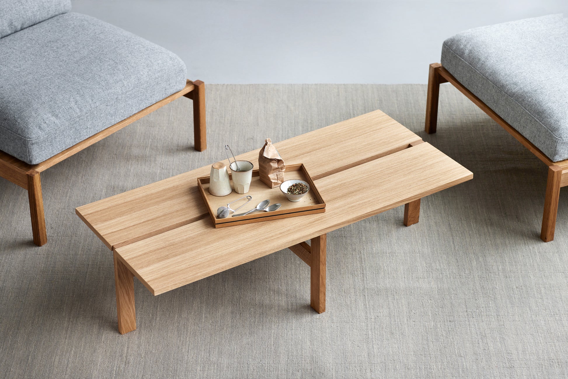 Rectangular Coffee Table / 115 cm
