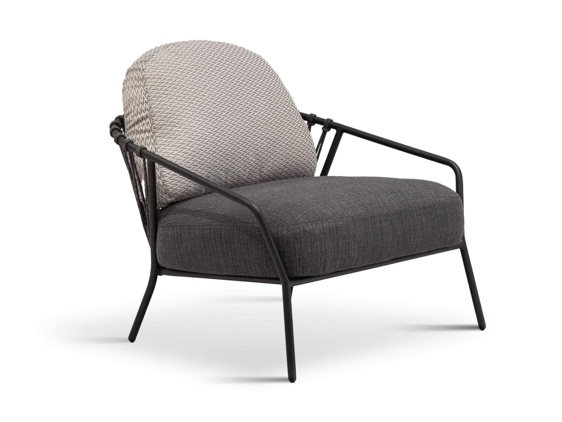 BAGA / Garden Armchair w. Upholstered Backrest