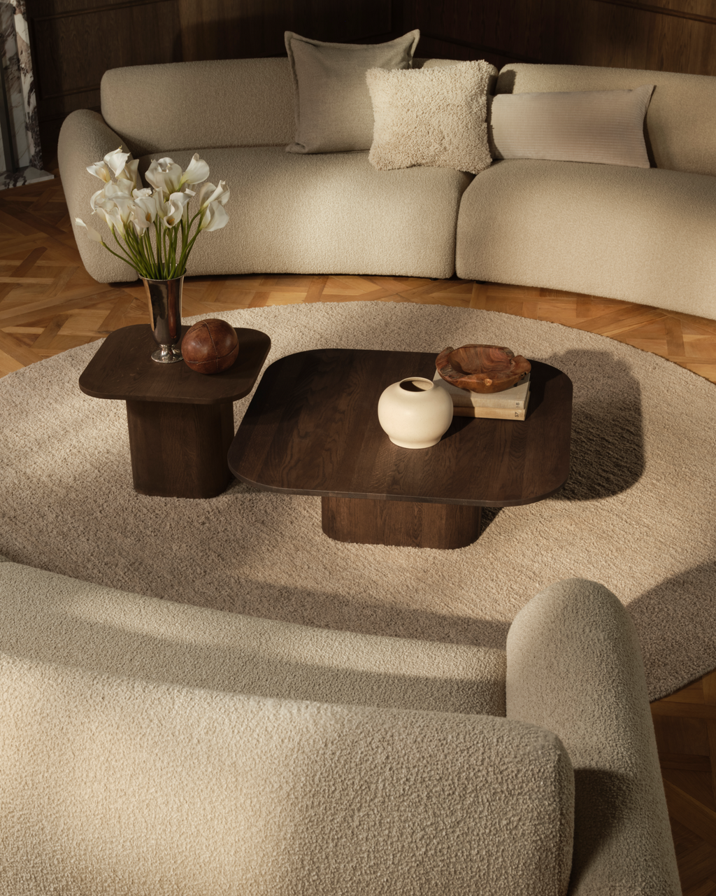 Eida Wood Side Table