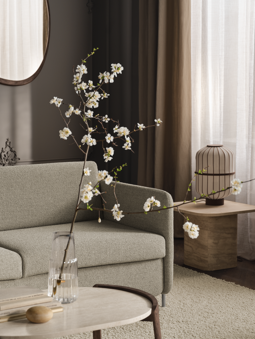 Mix Oval Coffee Table | 66 x 41 cm
