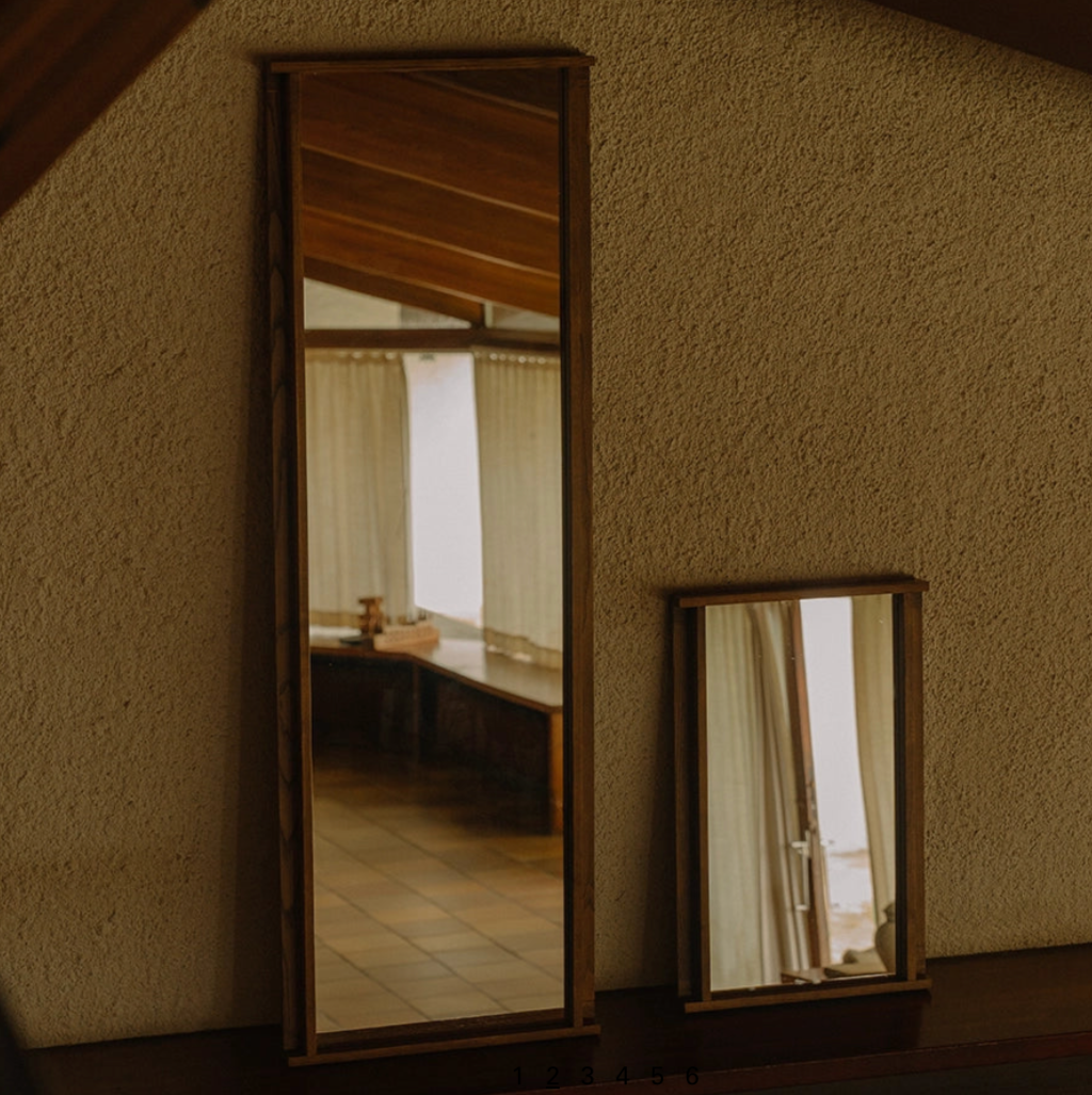 SYMMETRY MIRROR | HONEY ASH WOOD | LARGE