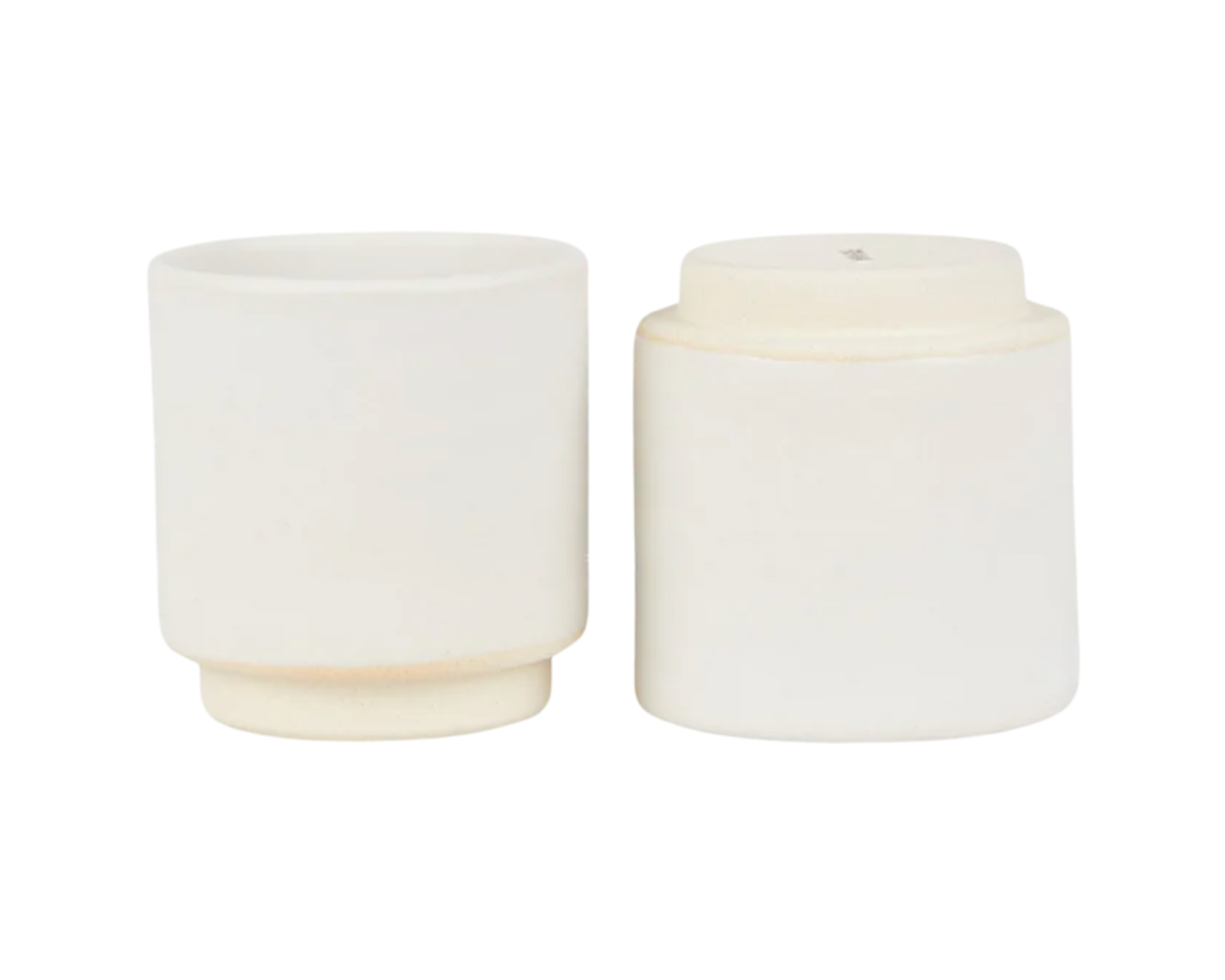 OTTO CERAMIC CUP SET OF TWO | BLACK, WHITE OR NATURAL.