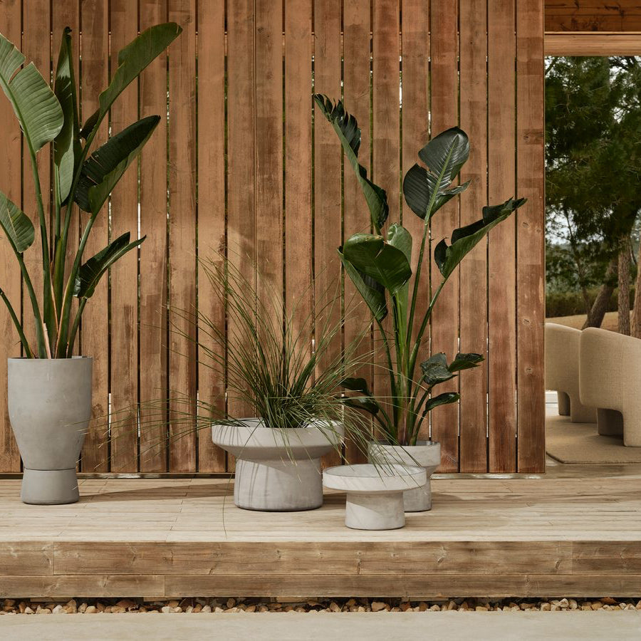 Bolia Combo Flowerpot Ø60 x H38 cm - Grey Fiber Cement