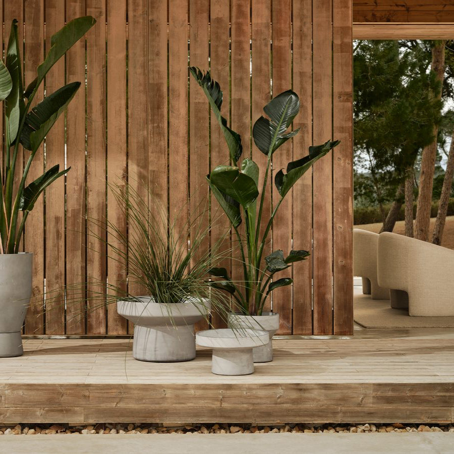 Bolia Combo Flowerpot Ø32,5 x H29,5 cm - Grey Fiber Cement