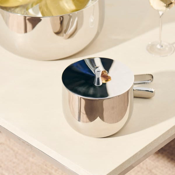 Bolia Rheolog Ice Bucket w. tong 1 L - Stainless Steel