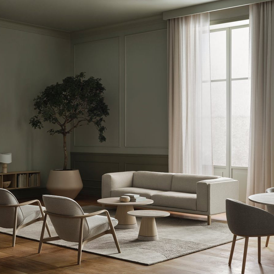 Piro Coffee Table - veneer top Ø60 cm