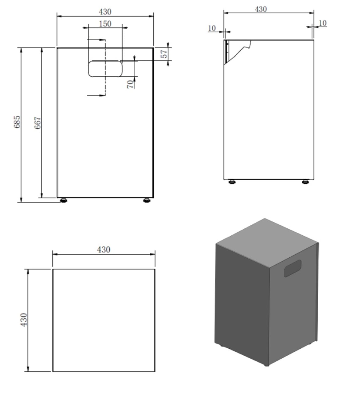 Cover Cube for lpg Gas Tank