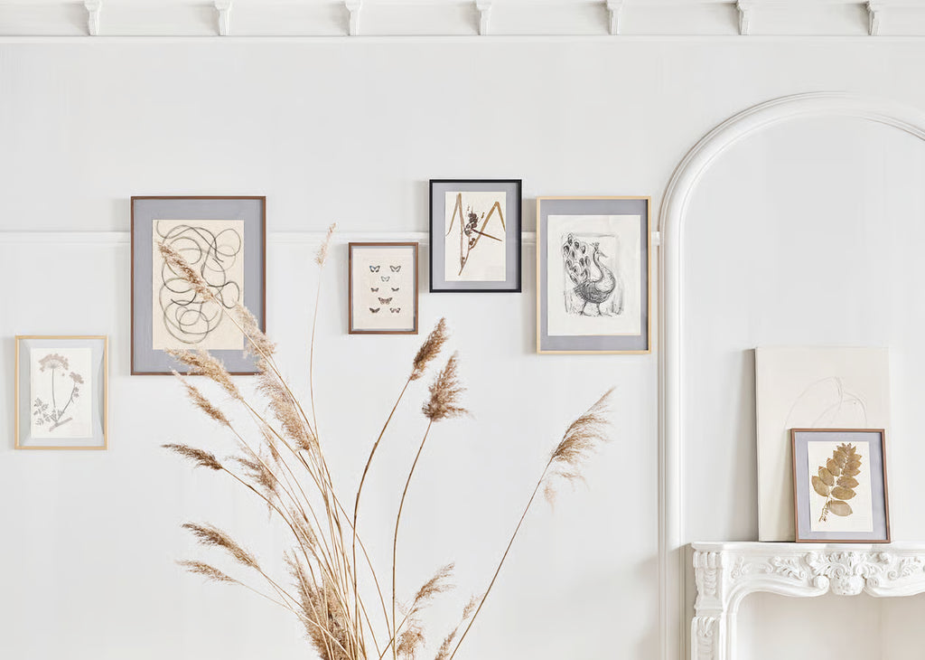 Frame Away 50 x 70 cm / Dark lacquered oak, Solid