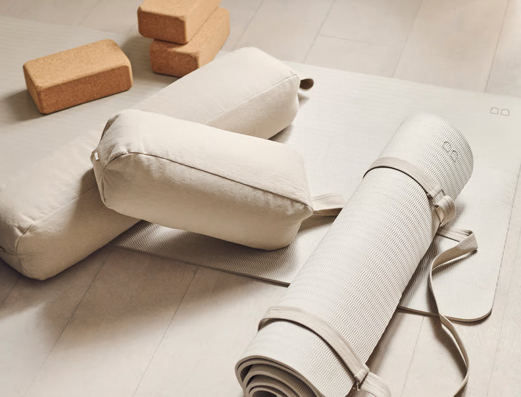 Lenya Yoga Mat w. strap / Sand