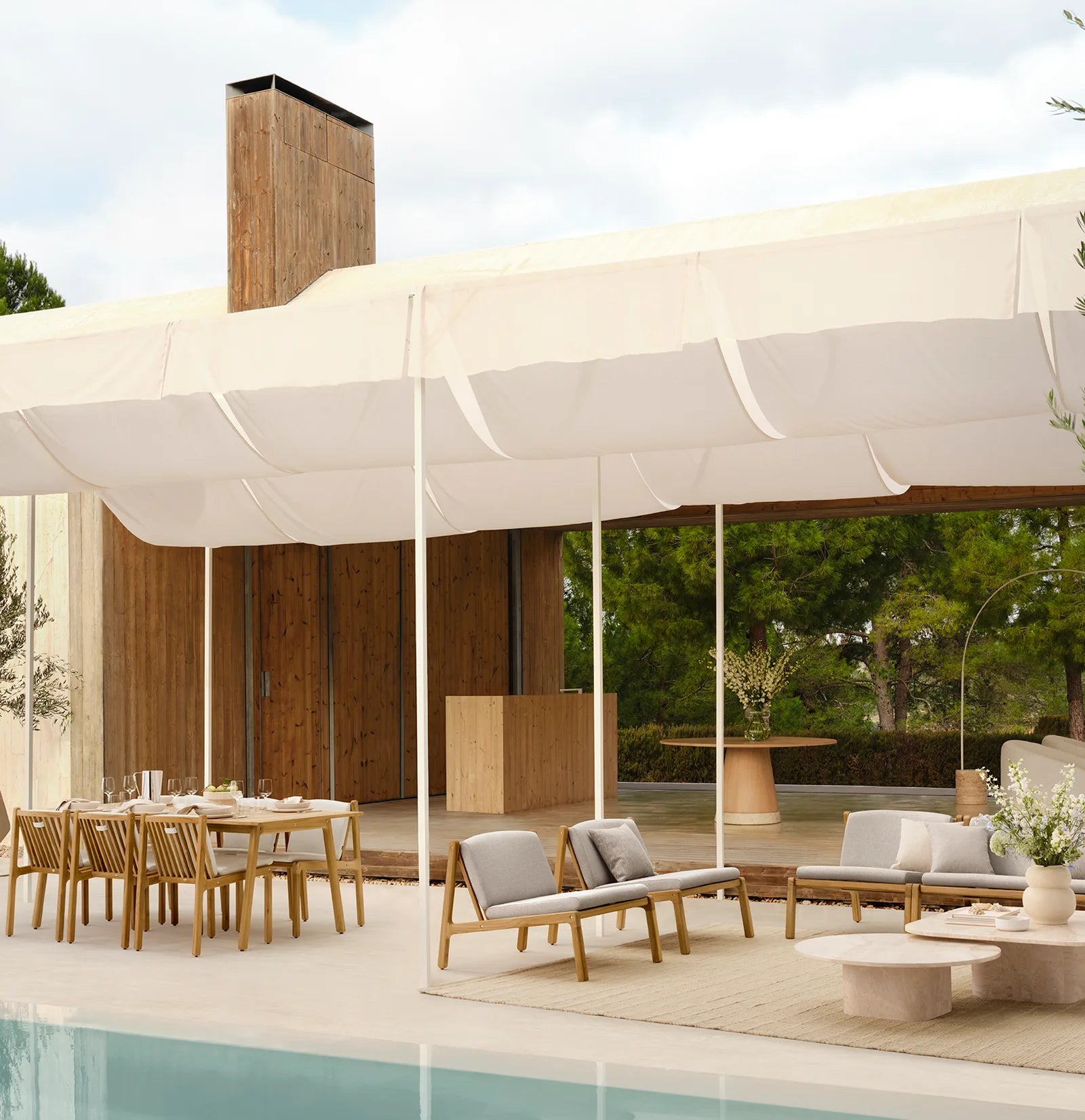 Patio Outdoor Sofa Back Module