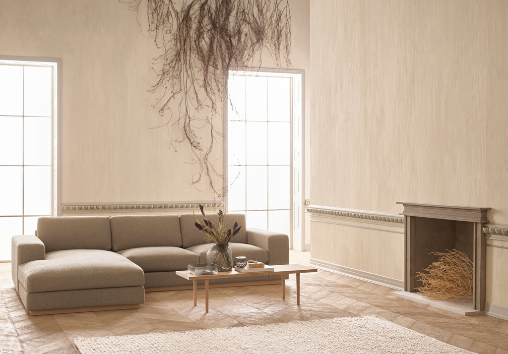 Sepia - 3 seater sofa / with chaise longue right