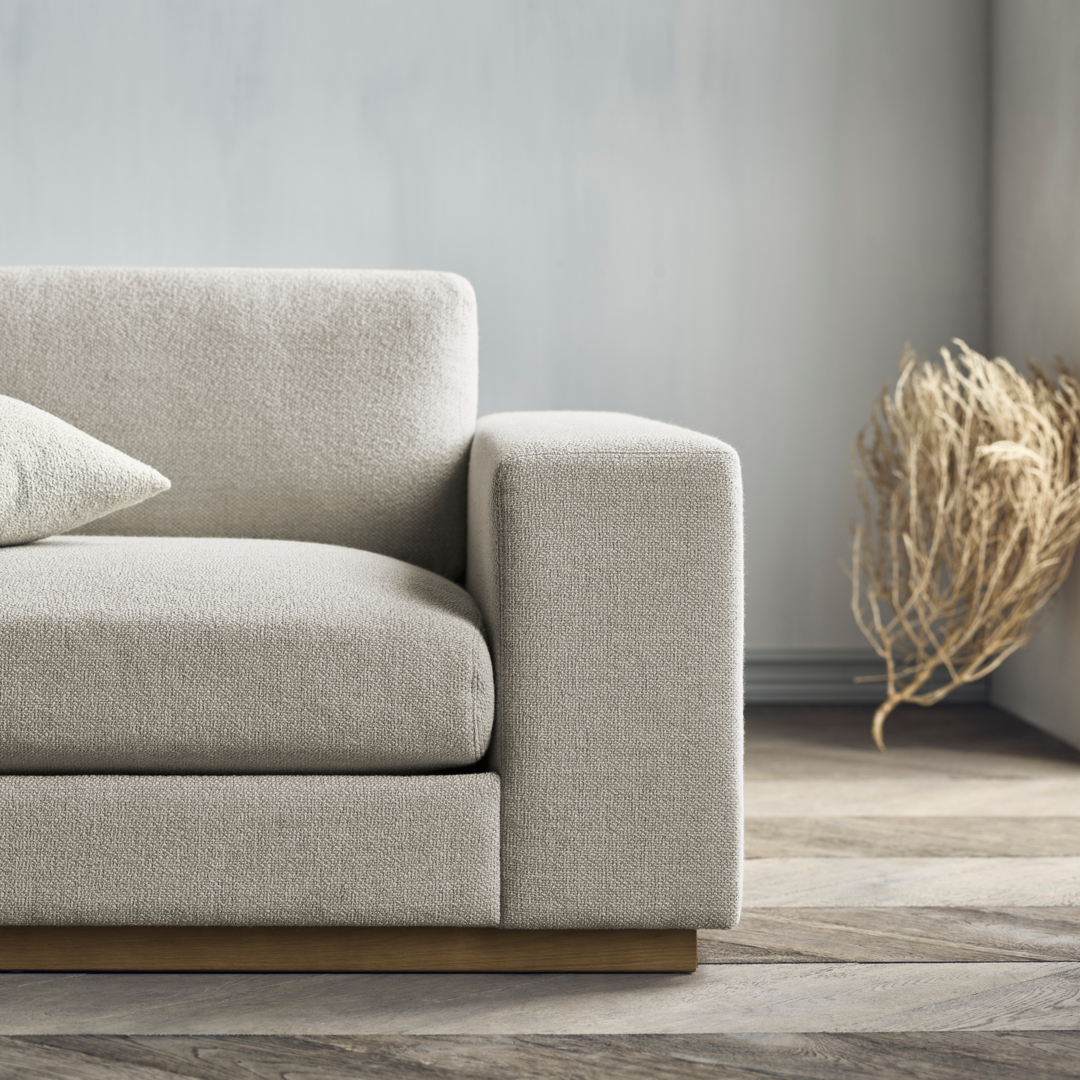 Sepia - 3 seater sofa / with chaise longue right